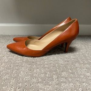 Jcrew Cognac heels